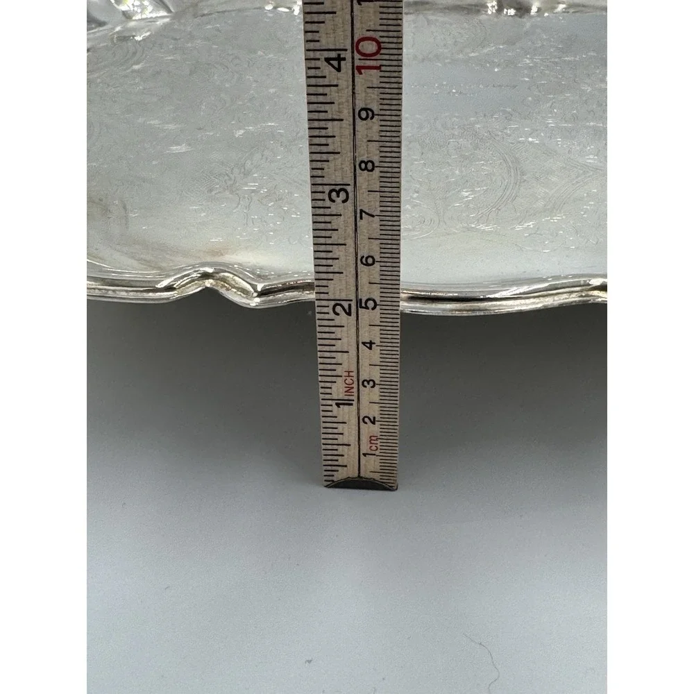 Sheridan Silver Plated Brass Footed Tray 